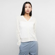 미쏘 여성용 에센셜 브이넥 가디건