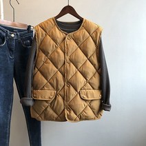 안다로미 여성용 달리달리 패딩조끼