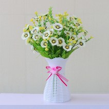 소니오 장식용 홈 테이블 멀티 조화 + 화병, TYPE 11 + 랜덤발송(화병 꽃)
