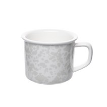 플라라 에나멜러스 머그 370ml, 마블화이트, 1개