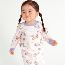 따솜 아동용 눈꽃공주 덤블워싱 20수 후라이스 실내복