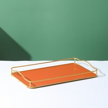 북유럽 컵보관 트레이 쟁반 ET21-00347, 오렌지
