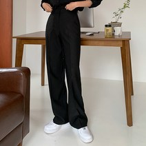 엔비룩 여성용 롱 스트레이트 슬랙스