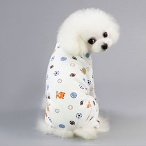강아지 내복 아기자기 캐릭터 면 올인원, 스포츠