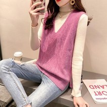 셀레네 여성용 뉴 다이아 니트 조끼