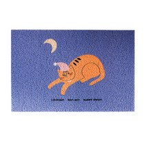 우리집 지킴이 주황 애옹 코일 현관 매트, 03