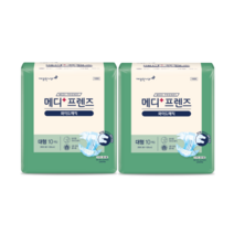 메디프렌즈 봄날 매직테입형 성인용 기저귀 대형, 4개, 20개입