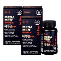 GNC 메가맨 50+(1 500mg 60정 30일분) x 3입