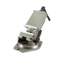 고정형 밀링머신 각도조절 금속 기계 공작 바이스, 헤비 듀티 5인치 길어지고 기울일 수 있음