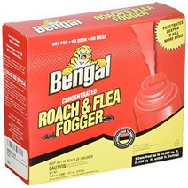 Bengal Chemical 55201 Roach and Flea Indoor Fogger 3-2.7 oz. Cans, 1