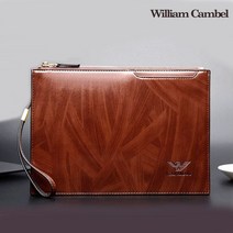 윌리엄캠벨 W313 남성 클러치백 손가방 맨스백 일수가방 남자클러치백 소가죽