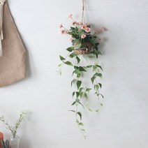 [인테홀릭] 티로즈 넝쿨 화분-행잉(6color), 색상:레드