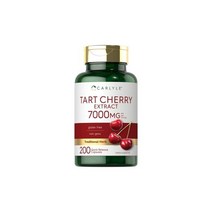Carlyle Nutritionals 칼라일 뉴트리셔널 타트 체리 추출물 10500 mg 200 퀵 릴리즈 캡슐