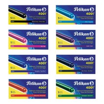 펠리칸 4001 카트리지잉크 GTP 대용량 5개입, 핑크