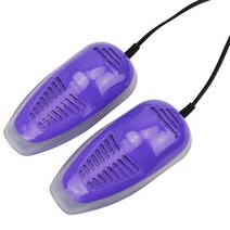 신발건조기 살균 냄세제거 뽀송뽀송휴대용 UV 소독제 신발 건조기 따뜻한 히터 부츠, 04 Purple Color