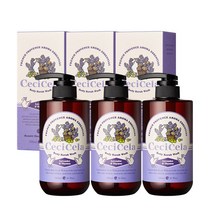 쎄씨쎌라 아로마 에센셜 바디스크럽 워시 라벤더 & 백리향, 3개, 500ml