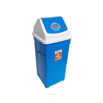 식당 가게 파란색 20L 날개 뚜껑 휴지통 음식점 빅사이즈 일회용