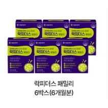 (정품) 대웅제약 프로바이오틱스 락피더스 패밀리 3+3박스(3개월+3개월분)/청포도맛 온가족 유산균, 3개월+3개월(총6박스)
