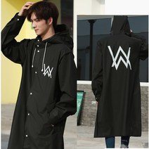 블랙 우비 대형 특대형 코트형 우비 L XL XXL 코트형 우비 레인 코트 판초 우의 EVA 방수