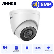 야외용 감시카메라 ANNKEHD 5MP POE 오디오 녹음 IP 비디오 1 개