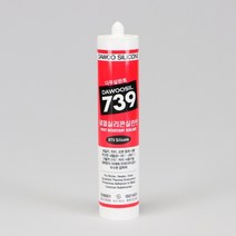 다우실란트 실리콘 내열용 적색 270ml 다우실739, 1개