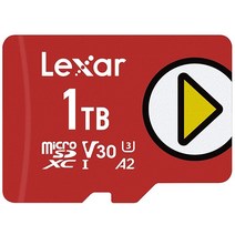 Lexar PLAY 1TB 마이크로SDXC UHSICard 최대 150MBs 읽기 닌텐도스위치휴대용 게임 장치스마트폰태블릿 호환 (LMSPLAY001TBNNNU), 256GB, 256GB
