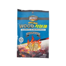 레디큐 내추럴 우드 착화제 캠핑 야외 모닥불 바베큐 BBQ, 단품