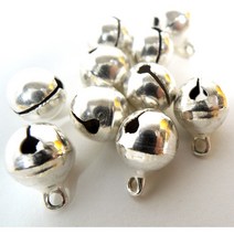 BMS 꾸미기재료 방울 만들기재료, 1포, 은색-중