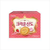 크라운 산도 딸기크림치즈 샌드, 161g, 8개