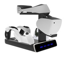 플레이스테이션VR2 PSVR2 충전기용 충전 도킹 스테이션 스토리지 스탠드 헤드셋 브래킷 Ps VR2 이동 쇼케이스 액세서리