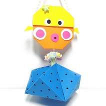 [종이종이]종이접기패키지 여름 물고기 노랑복어 방향제 향주머니 만들기세트, 1인용