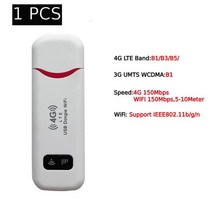 LTE 유심 라우터 와이파이 포켓 4G WiFi 중계기 신호 증폭기 네트워크 확장기 모바일 핫스팟 무선 Mifi 모뎀 SIM 카드 슬롯, [05] White 04 1PCS, 05 White 04 1PCS