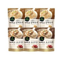 비비고 소고기죽 x 3p + 누룽지 닭백숙죽 x 3p 세트, 8세트