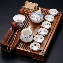 Old Wangge 중국 전통 자사호 도자기 다도세트 다기세트 효리네 민박, 4.6색다기+붉은갈색, 1개