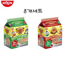 일본 NISSIN 닛신 호빵맨라면 앙팡맨봉지라면 라면 우동 앙팡맨 라면 우동 봉지 3개입 8개 세트, 앙팡맨봉지우동 4개, 앙팡맨봉지라면 4개