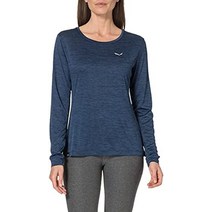 Salewa 여성용 푸에즈 멜란지 드라이 w ls 티셔츠 긴팔 셔츠