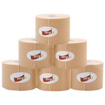 마이오 테이핑 테이프 5cm X 5m(6롤) 스포츠테이프 국산고품질, 스킨(skin)5cm x 6롤, 1개
