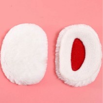 겨울 방한 가벼운 따뜻한 남녀공용 토끼털 똑딱이 귀마개 3컬러