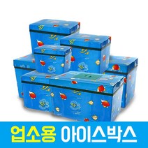 리빙월드 스티로폼아이스박스 업소용 대형 6호 29L (물고기), 물고기