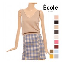 [에꼴드파리] ECOLE 브이 니트 나시_F0XWVB015Z