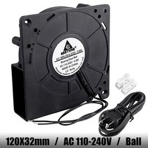 시로코팬 송풍기 gdstime ec 120mm 12cm 12032 볼 베어링 브러시리스 터보 원심 ac 110v 120v 220v 240v