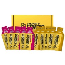Honey Stinger 에너지 젤 버라이어티 팩: 골드 및 과일 스무디 각 5개, 1.1온스(10팩), 버라이어티 팩