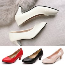 에나멜 펌프스 면접 하이힐 6.0cm 여성구두