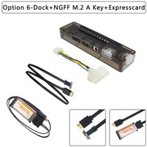 그래픽카드 글카 PCI-E EXP GDC 외부 노트북 비디오 독 노트북 독 채굴 게임용, 씨엔, 옵션 6