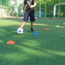 축구 접시콘 컬러 운동 꼬갈 트레이닝콘