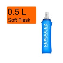 250ml 500ml 소프트 플라워크 접이식 물병 T 프리 러닝 하이 레이션 팩 허리 가방 조끼 SD09 SD10, 500ml soft flask