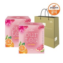 [쟈뎅]아워티 오렌지 자몽 블랙티 10P+10P + 쇼핑백