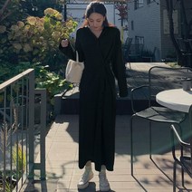떳다그녀 몰리드 투웨이 니트 롱 원피스