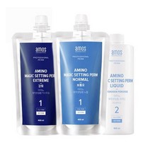 아모스 아미노 매직셋팅펌400ml 1제보통2제크림