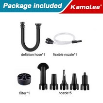 송풍기 대포 블로워 무선 낙엽 청소기 배풍기 브로워 엔진 소형 공업용 환풍기 Kamolee먼지 공기 주입기 5 인 1 다기능 충전식 마키타 18V 배터리 사용, Only Accessories Kit+UK